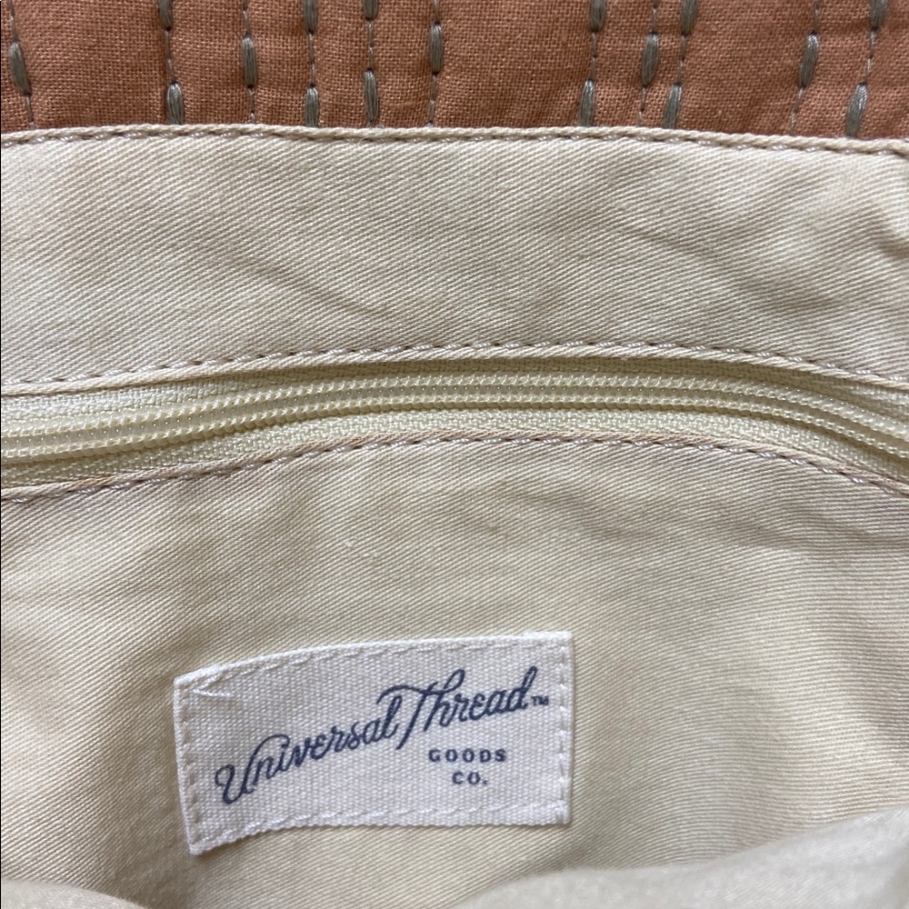 Universal Thread Quilted Patchwork Backpack In Cr… - image 4